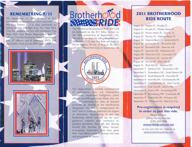 The Brotherhood Ride September 9th 2011